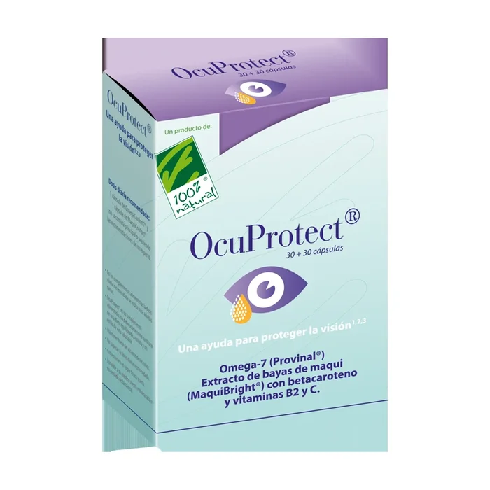 100% NATURAL OCUPROTEC 30 PERLAS + 30 CAPSULAS