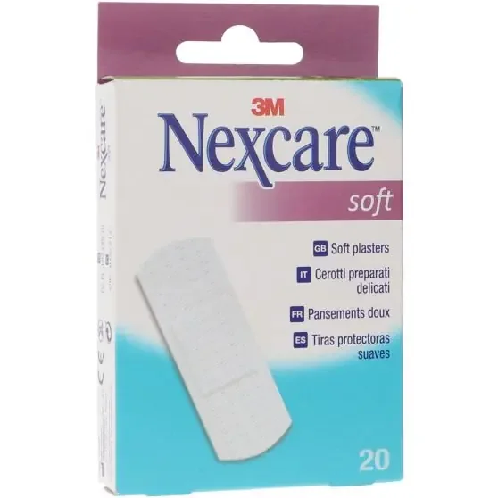 3M Nexcare Tiras Suaves 20 uds