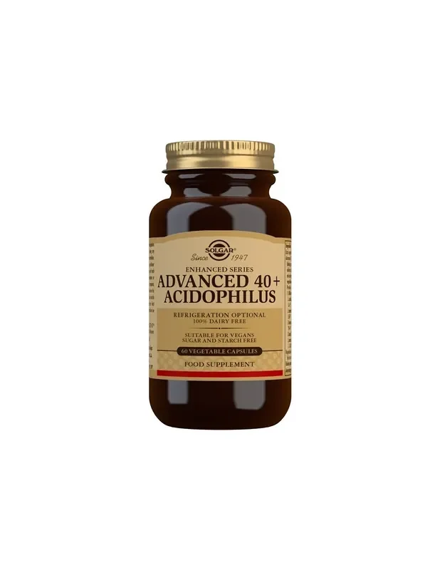40 Acidophilus Plus Avanzado de Solgar, 60 cápsulas
