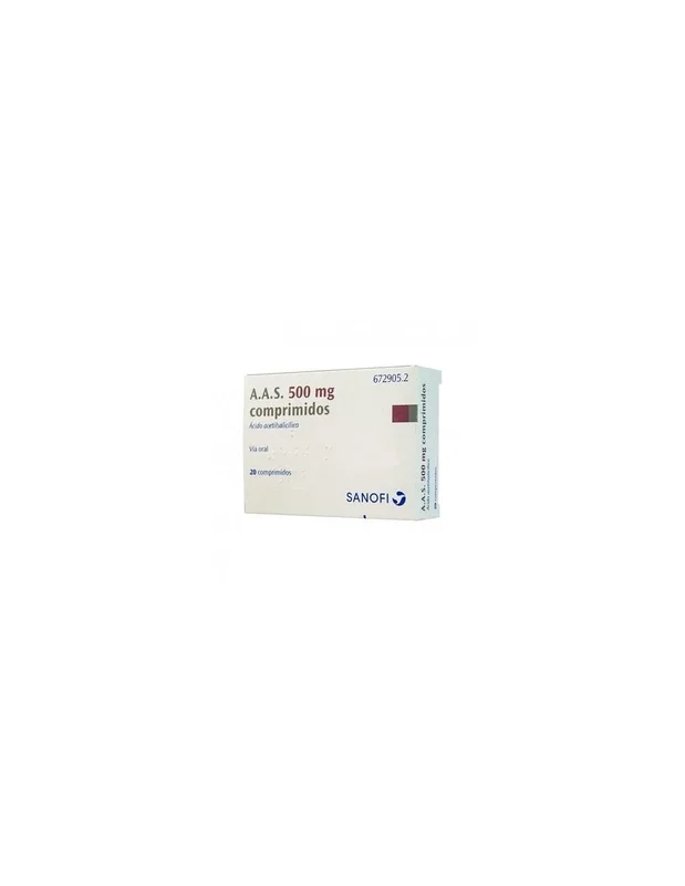 A.a.s. 500 mg 20 Comprimidos