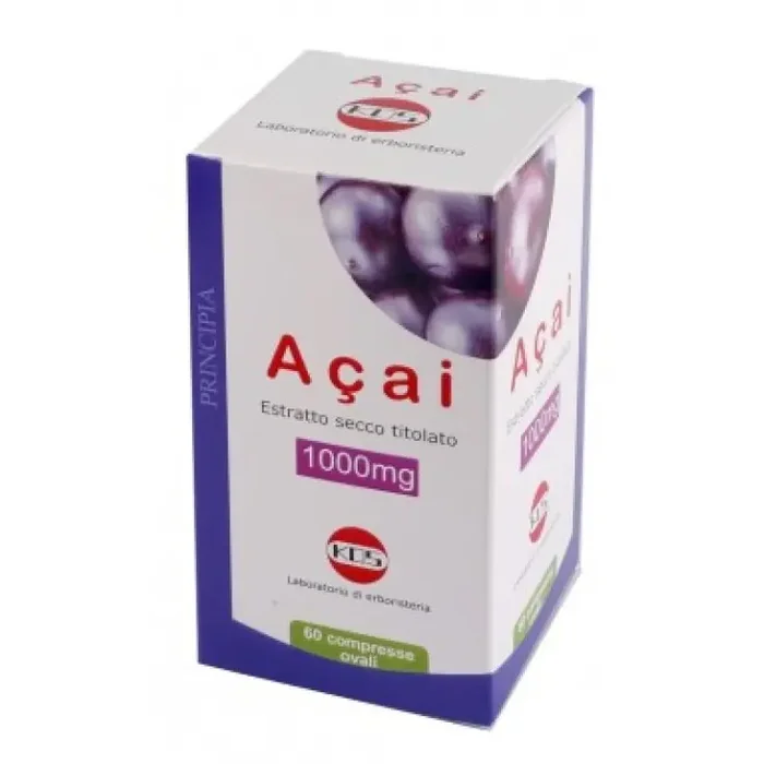 Acai Extracto Seco Titulado KOS 60 Comprimidos