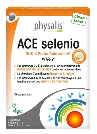 ACE Selenio · Physalis · 45 comprimidos