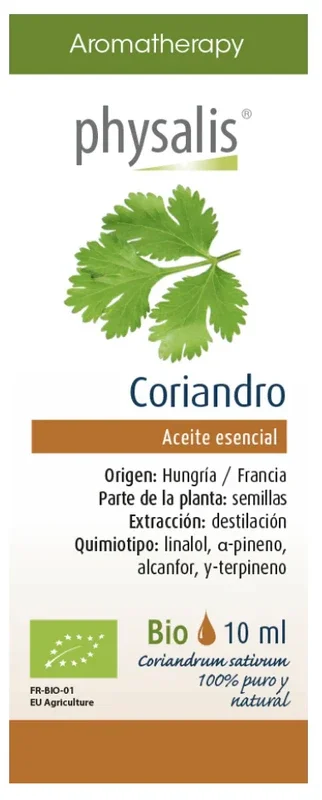 Aceite Esencial de Coriandro · Physalis · 10 ml