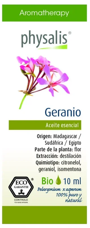 Aceite Esencial de Geranio · Physalis · 10 ml