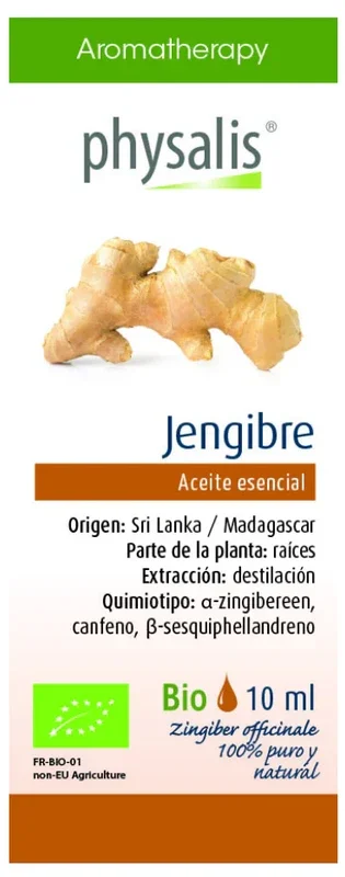 Aceite Esencial de Jengibre · Physalis · 10 ml