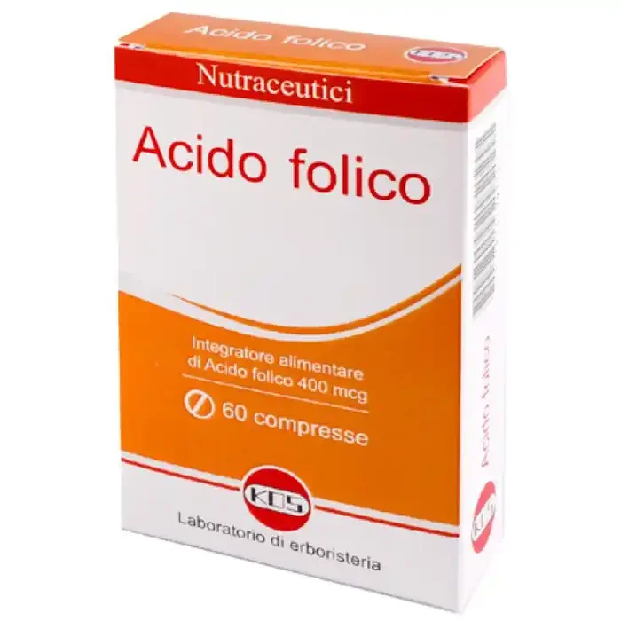 Ácido Fólico 400mcg Kos 60 Comprimidos