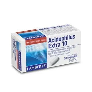 Acidophilus Extra 10 · Lamberts · 30 cápsulas