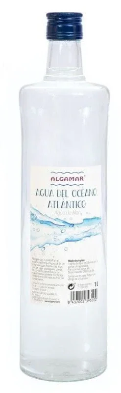 Agua del Océano Atlántico – Agua de Mar · Algamar · 1 litro