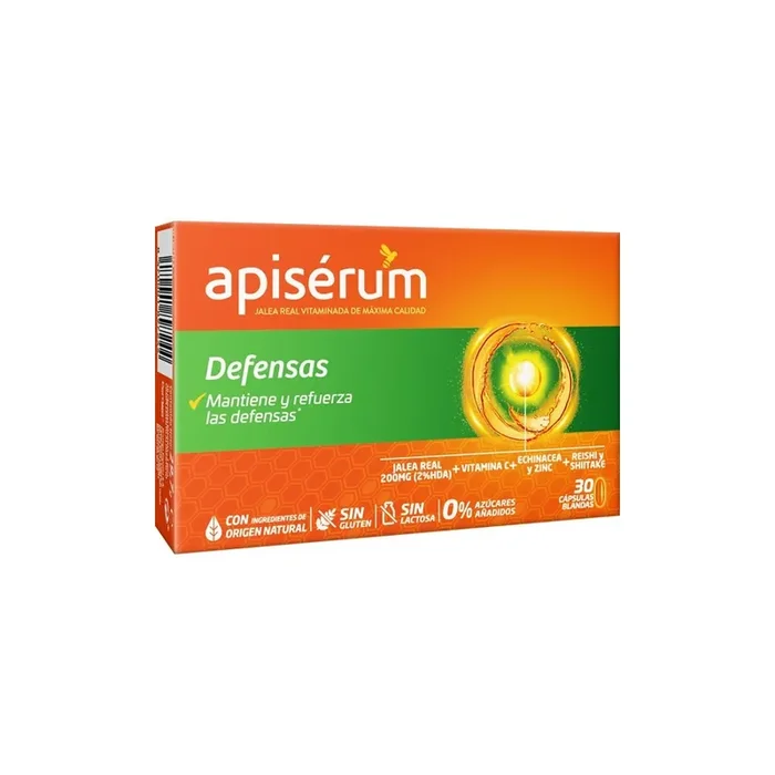Apiserum Defensas 30 Capsulas Blandas