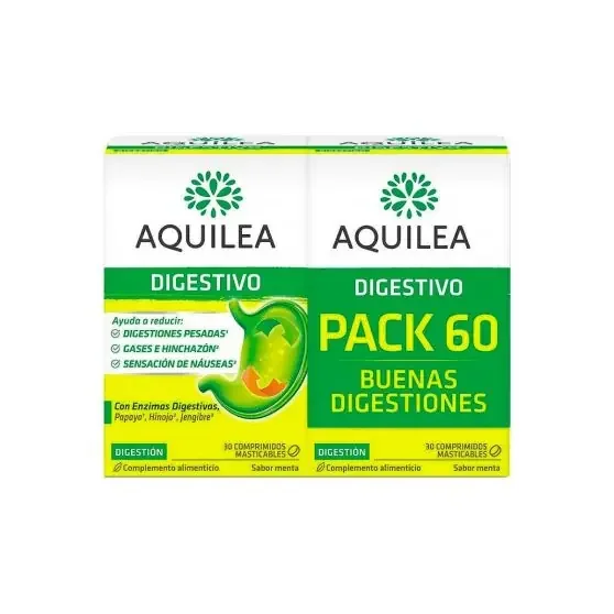 Aquilea Digestivo Duplo 30 Comprimidos Masticables
