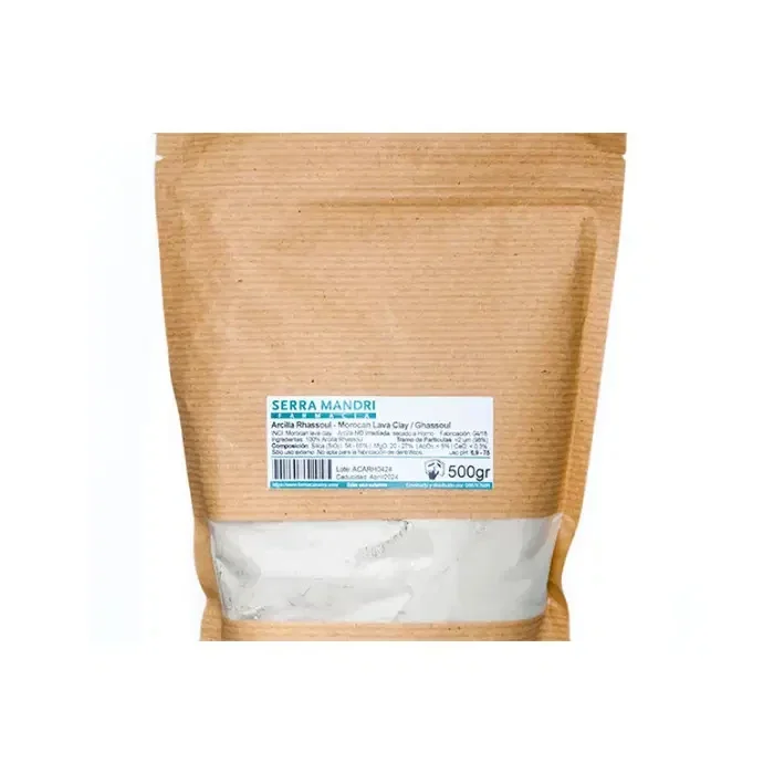 Arcilla Rhassoul (Ghassoul) 500g – MiCosméticaCasera