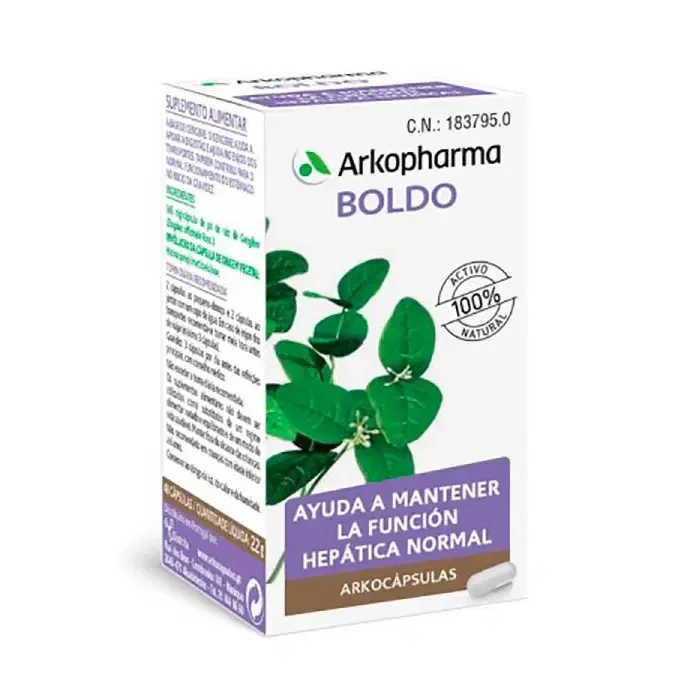 Arkocápsulas Boldo 48 cápsulas – Arkopharma