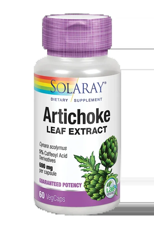Artichoke (Alcachofa) · Solaray · 60 Cápsulas