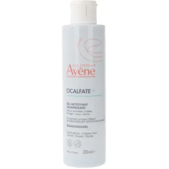 Avène Cicalfate Gel limpiador antibacteriano pieles sensibles