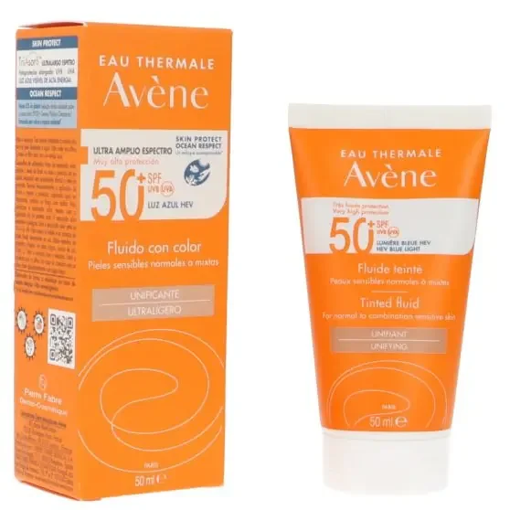 Avène Fluido con Color SPF50+