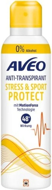 AVEO Desodorante Antitranspirante Stress & Sport Protect, 200 ml