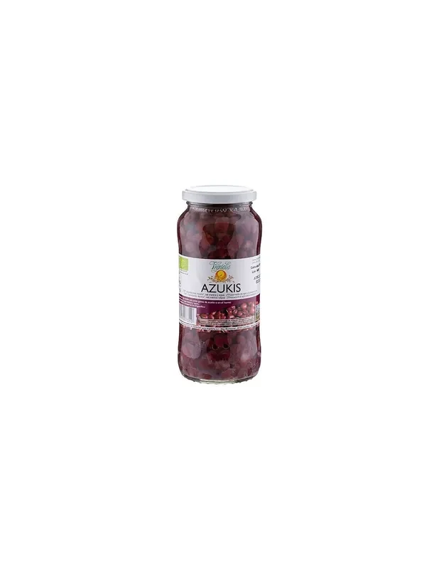 Azukis cocido bote cristal