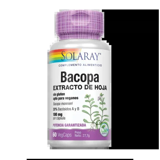 Bacopa · Solaray · 60 cápsulas