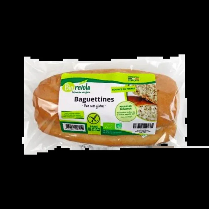 Baguettes Ecológicas SIN GLUTEN-200g-Bio Révola