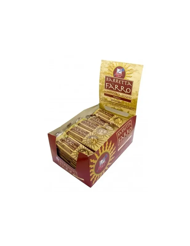 Barrita de espelta con almendra y sésamo 20gr.