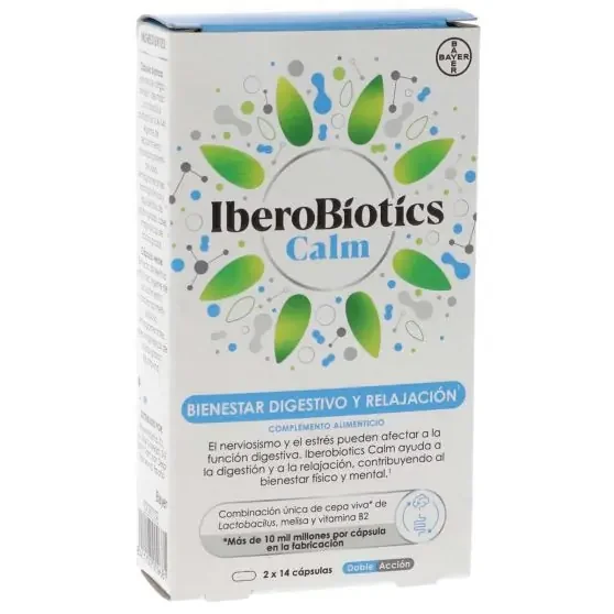 Bayer IberoBiotics Calm Probióticos, Melisa y Vitamina B2