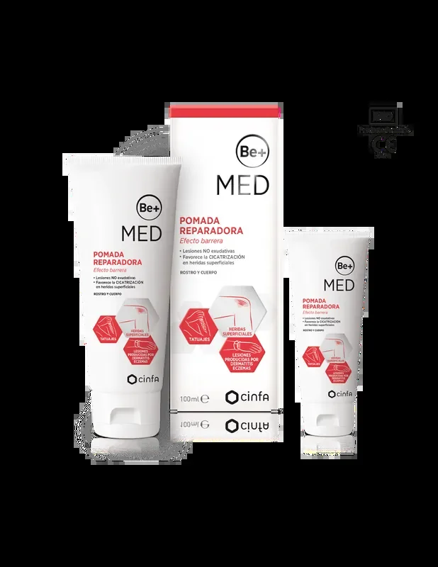 Be+ MED POMADA REPARADORA EFECTO BARRERA 100ml