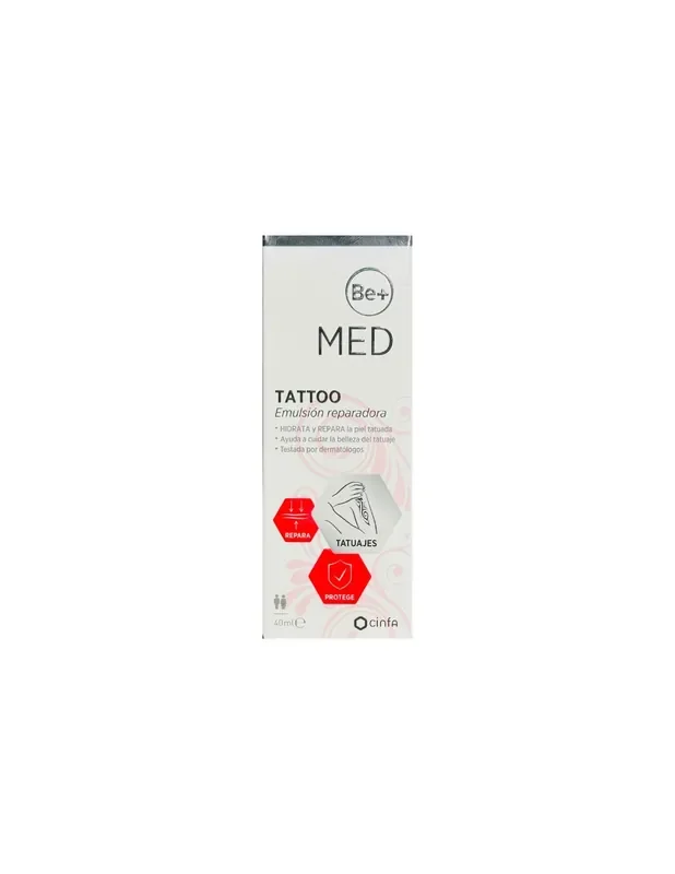 Be+ Med Tattoo Emulsión Reparadora 40ml