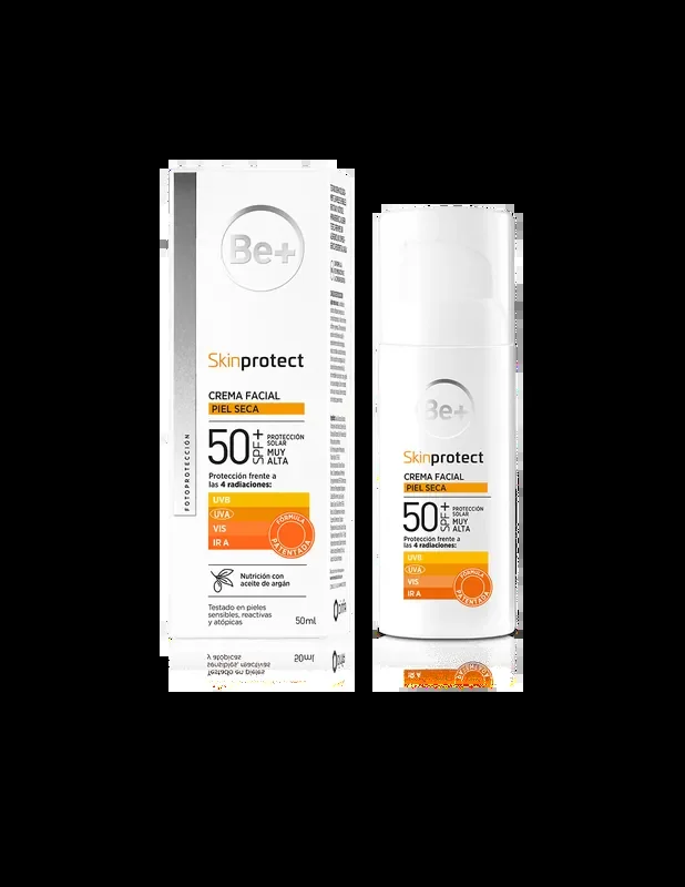 Be+ Skin Protect Crema Facial SPF50+ Piel Seca 50ml