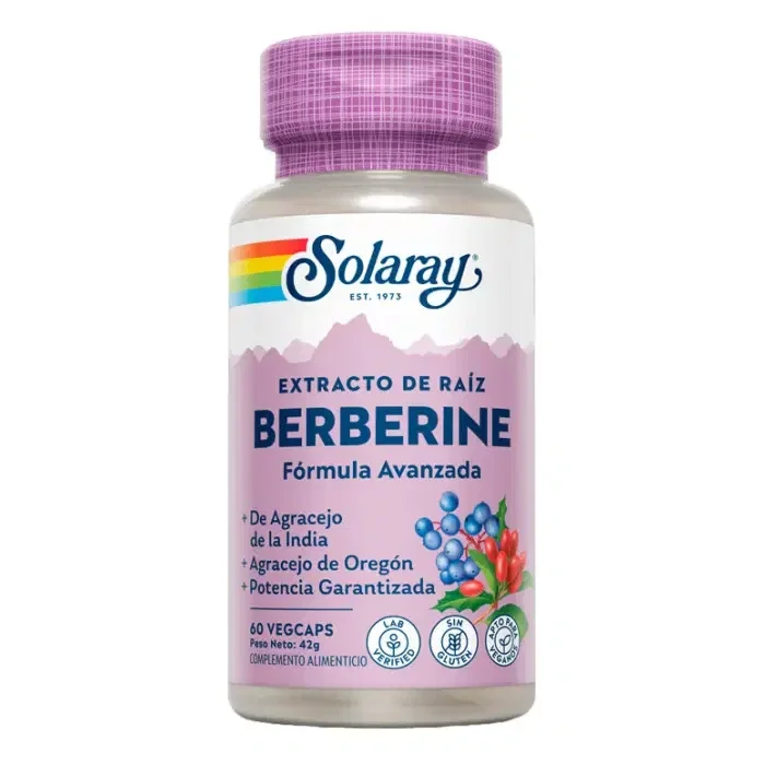 Berberina 60 cápsulas – Solaray