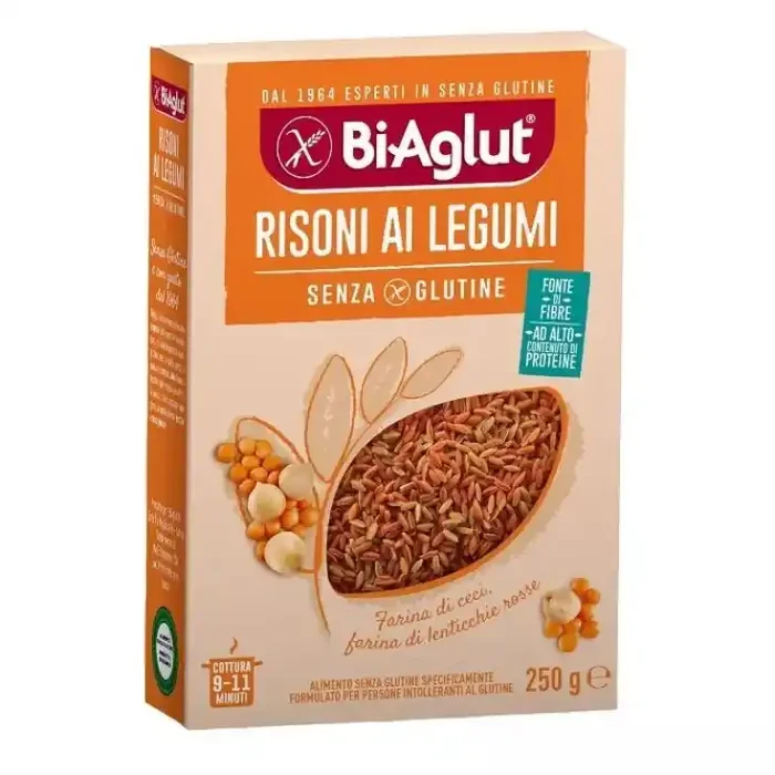 BIAGLUT RISONI CON LEGUMBRES 250G