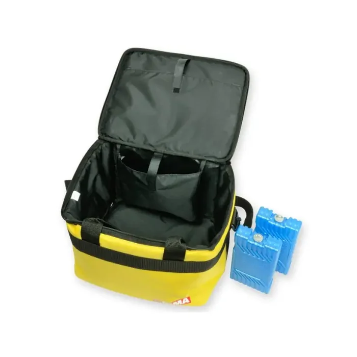 BOLSA TÉRMICA DE NYLON AMARILLA