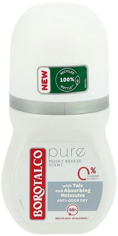 Borotalco Deo Roll-On Pure Clean Freshness, 50 ml
