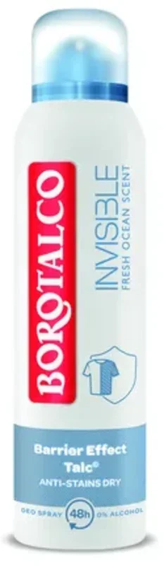 Borotalco Deo Spray Invisible Fresh Ocean Scent, 150 ml