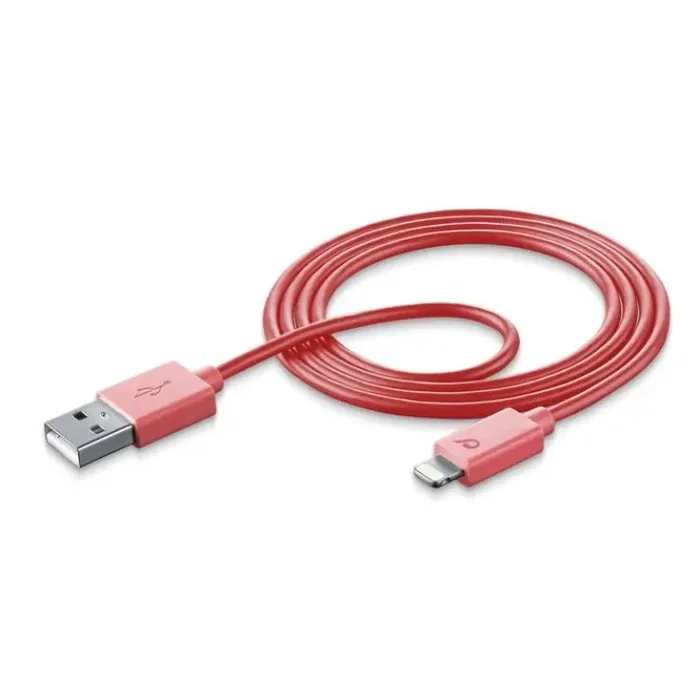 Cable USB Stylecolor – Lightning Cellularline 1 Cable de datos rosa