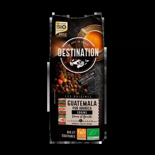 Café en Grano Orgánico Puro Arábica de Guatemala-500g-Destino