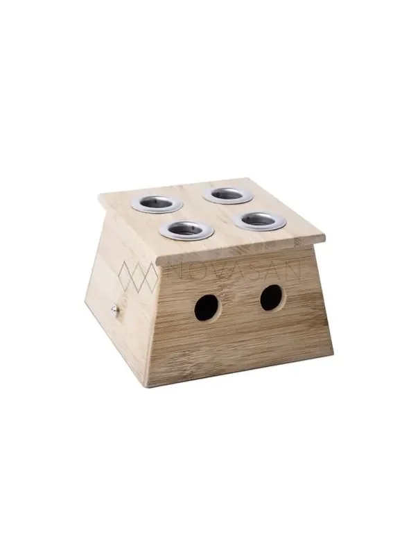 Caja de moxa 4 orificios