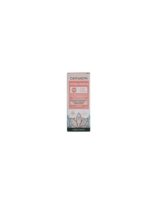 Cannagyn crema íntima BIO de WeBotanix, 30 mililitros