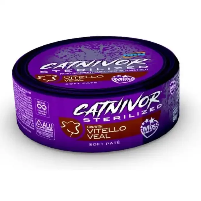 CATNIVOR TERNERO ESTERILIZADO 80G