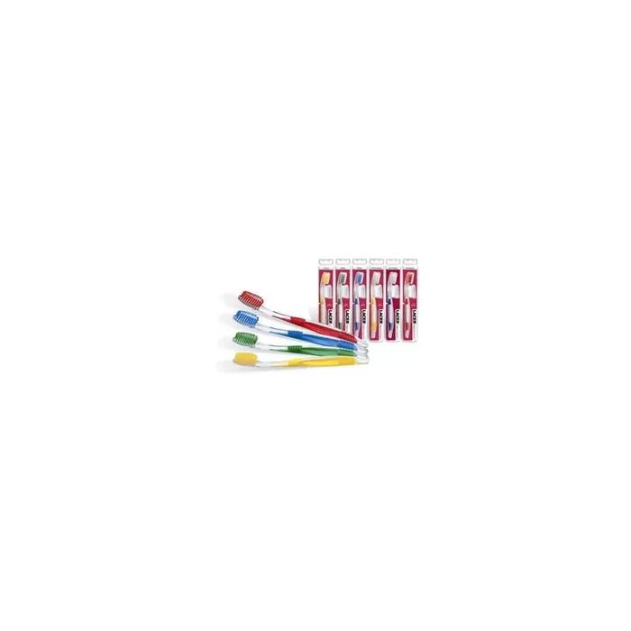 Cepillo Dental Lacer Medio Transparente