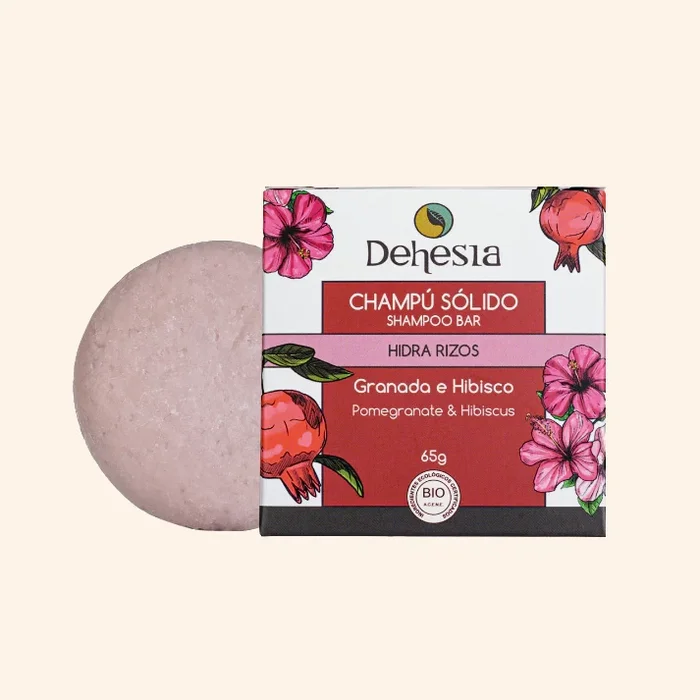 Champú hidra rizos de granada e hibisco