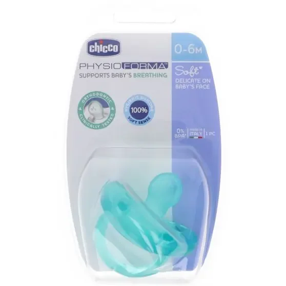 Chicco Chupete PhysioForma Soft 0-6 meses Azul