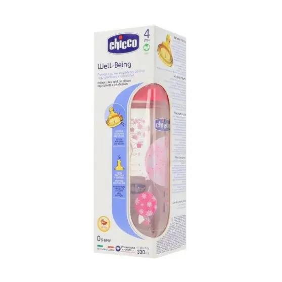 Chicco Well-Being Biberón Anticólicos +4 meses