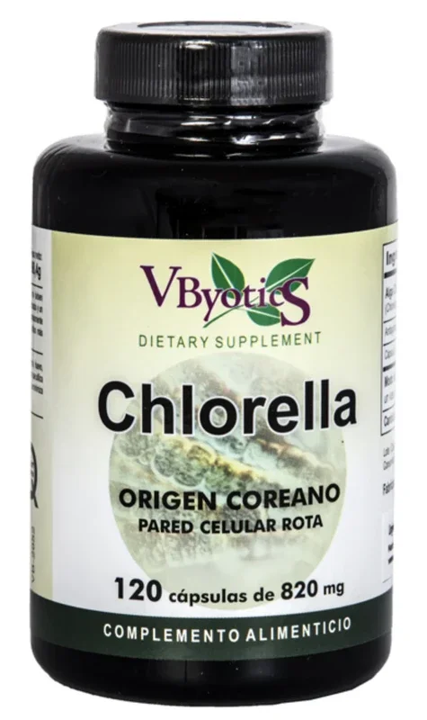 Chlorella Korea · VByotics · 120 cápsulas