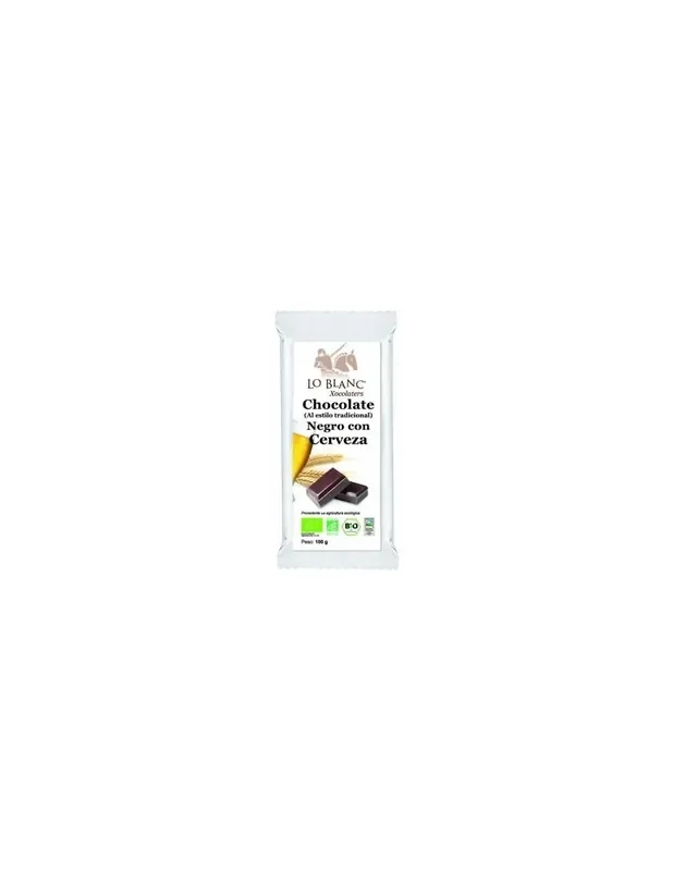 Choco negro bio 65 con cerveza