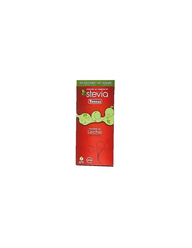 Chocolate con leche con stevia torras 100gr.