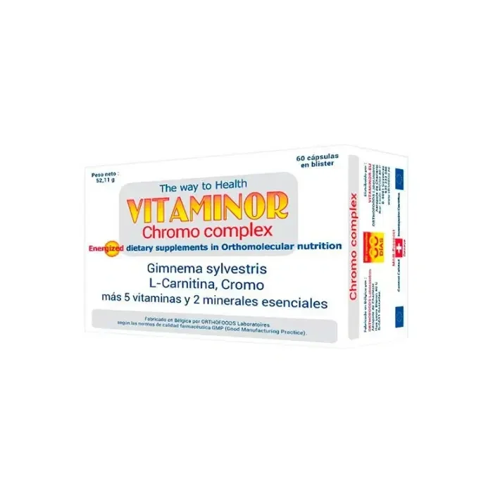 Chromo Complex 60 cápsulas – Vitaminor