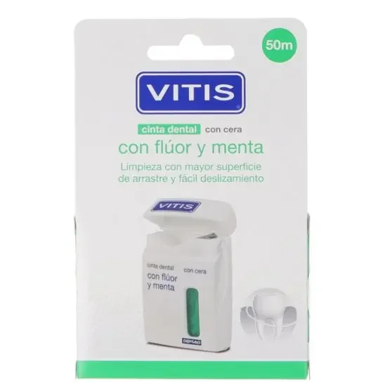 Cinta Dental Vitis con Flúor y Menta