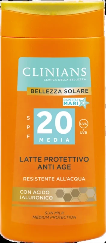 Clinians Leche Protectora Anti-Age SPF 20, 200 ml