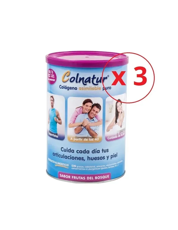 Colnatur Classic sabor frutas del bosque 315g 3 unidades