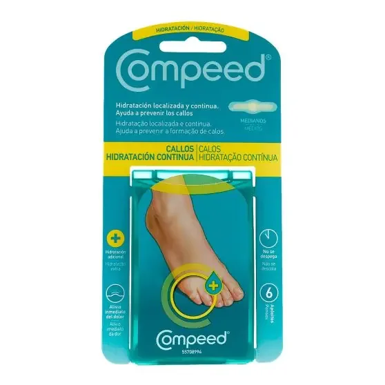 Compeed Apósitos Callos x6 Hidratación y Protección
